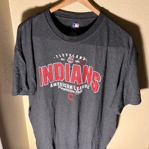 MLB Men’s Cleveland Indians Progressive Field Tee Color Gray Size XL